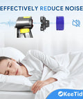HEPA Filter Replacement and Motor Cover for Dyson V8 V7 Motorhead Cordless Vacuums quiet upgrade kit next to sleeping woman
