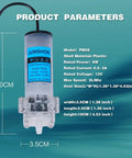 110V Water Transfer Pump With Adjustable Speed Auto Siphon Self Priming Food Grade Pump Head And Hose image with specifications