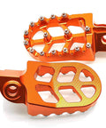 Dope Orange CNC Dirt Bike Foot Pegs For KTM Adventure Motorcycles 2001 To 2018 Durable Aluminum Foot Pedals