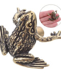 Toad Shaped Brass Cabinet Drawer Pulls For Vintage Style Retro Hardware For Kitchen, Living Room And Bedroom Cabinets