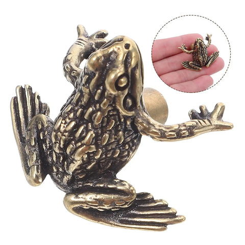 Toad Shaped Brass Cabinet Drawer Pulls For Vintage Style Retro Hardware For Kitchen, Living Room And Bedroom Cabinets