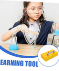 Child using Reliable Conductivity Learning Kit for Hands On Physics Experiments, Multi Functional Science Lab Tool for Accurate Measurements