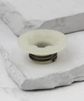 Two Pack Oil Pump Worm Gear 0.325 Inch By 7 Pitch Replacement Parts For Husqvarna 350 And 350e Chainsaws on marble surface