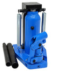 Heavy Duty Hydraulic Toe Jack Lift With Quick Pump Action slides under low clearance with heat treated steel for stable support.