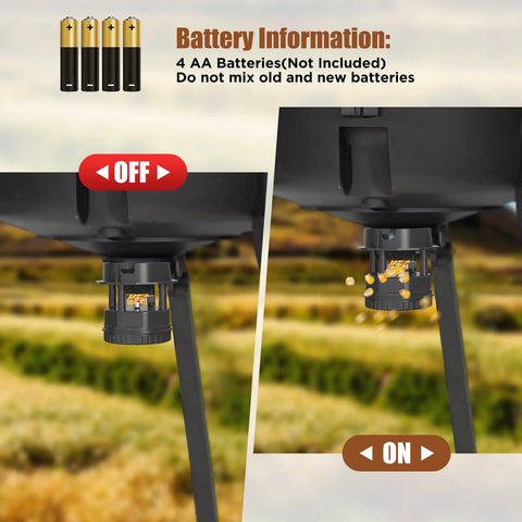 Boltfavo Compatible Deer Feeder Motor Replacement For Moultrie Pro Tripod Hanging Models. Programmable Digital Timer Controller Kit. Up To Four Feed Times Daily. Works With 10 Gallon Buckets Exclude Five Gallon Hanging Types. Batteries Not Included.