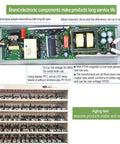 Go-To 300W LED Driver 24V DC Power Supply IP67 Waterproof LED Transformer internal components and testing setup