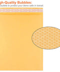 10x12.5 Inch Bubble Mailers 25 Pack Large Padded Envelopes Self Sealing Shipping Envelopes With Quick Seal inside view
