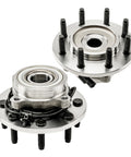 Front Wheel Bearing Hub Assembly For Dodge Ram 1500 2006 2008 4WD 2500 3500 8 Lug With ABS Direct Replacement High Strength Precision Fit