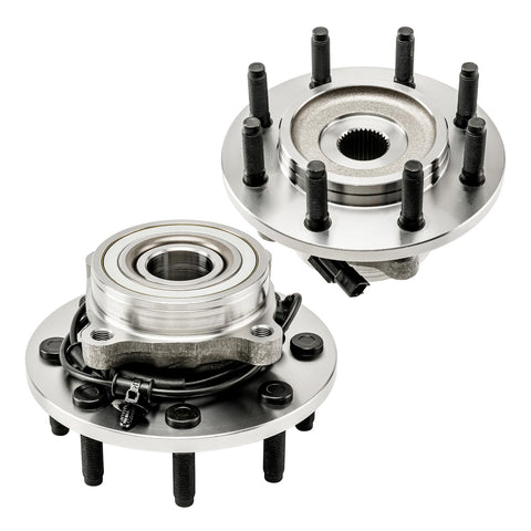 Front Wheel Bearing Hub Assembly For Dodge Ram 1500 2006 2008 4WD 2500 3500 8 Lug With ABS Direct Replacement High Strength Precision Fit