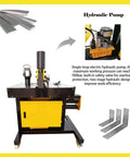 Beilockery Electric Hydraulic Busbar Processor Machine with hydraulic pump for efficient copper aluminum tasks.