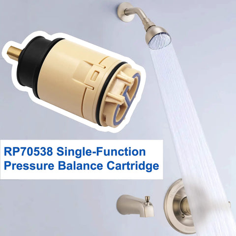 Single Function Pressure Balance Cartridge Replacement For Tub And Shower Cartridge Only No Fuss Install Durable Build