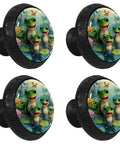 Fresh Crystal Glass Cabinet Knobs And Drawer Pulls Super Clean Kitchen Hardware Upgrade For Dressers Cupboards And Wardrobes Solid Modern Home Decor Setup 4 Pack with frog design