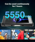 Tough As Nails 8 Inch Rugged Tablet Running Windows 11 Pro With Built In Gps Navigation Heavy Duty Construction Intel N5100 Processor 8Gb Ram And 128Gb Storage Waterproof Ready displaying impressive battery life and navigation features.