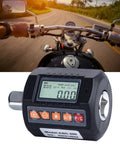 Digital Torsion Meter with Sound and Light Alarm Portable Wrench Adapter in black with display screen