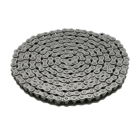 Heavy Duty Size 40 Roller Drive Chain With Master Link, 10 Feet Long And 239 Links coiled for mini bikes and machinery