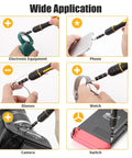 75-In-1 Precision Screwdriver Set With 67 Magnetic Bits And Mini Wrench for electronics repair, including phones and cameras