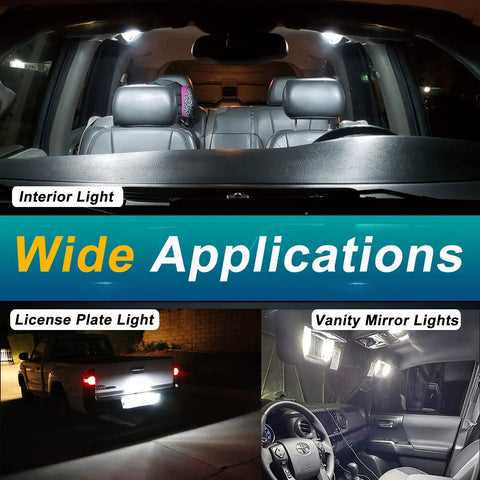 Toyota Tacoma Interior LED Light Kit Plug And Play Upgrade For 2005 2021 Models with various light applications shown