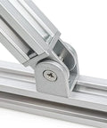 Stainless Steel Ball Bearing Door Hinges Heavy Duty 4 Pack Quiet Pivot Joints Weatherproof Beefy Built To Last Right Angle Connectors For Interior And Exterior Doors Ideal For Cabinets Gates Barn Doors Or Exterior Entryways on aluminum frame