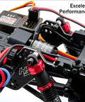 Beefy 1212 3500KV Brushless Outrunner Motor With 2mm Shaft installed on tiny RC crawler showcasing low speed precision and big torque