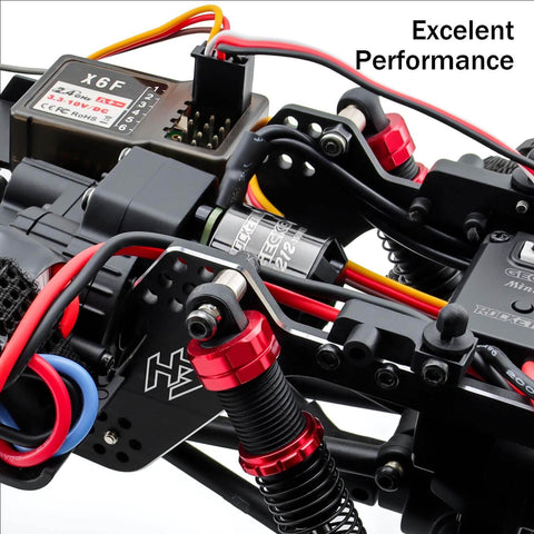 Beefy 1212 3500KV Brushless Outrunner Motor With 2mm Shaft installed on tiny RC crawler showcasing low speed precision and big torque