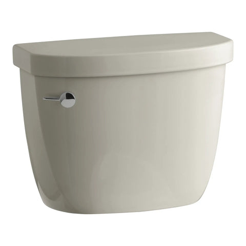 Comfort Height Toilet Tank Only 1.6 GPF Sandbar DryLock No Fuss Install System With 12 Inch Rough In shown in Sandbar finish