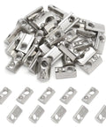 M8 Roll In T Nuts For 4040 Aluminum Extrusion Profiles 8mm Slot Pack Of 30 By Qjaiune, half round tee slot nuts for 3D printer and CNC router.