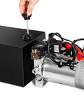 12V Dump Trailer Hydraulic Pump Kit With Eight Quart Power Unit Double Acting Electric Hydraulic Pump For Dump Trailers And Car Lifting