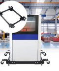 Heavy Duty Universal Mobile Base For Woodworking Equipment And Power Tools, 1500 Lb Capacity, Adjustable, shown in workshop