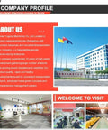 Company profile of Henan Yugong Machinery Co. Ltd. showcasing their office building and organizational layout.