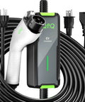 Portable Level One And Two EV Charger With 16 Amp Muscle And A Tough 21 Foot Cord Made For Every J1772 Electric Model, close-up view.