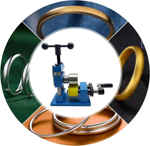 Top Shelf Manual Rolling Mill Machine And Bracelet Bending Tool For Jewelry Making Rock Solid Press Brake Forming Kit No Sweat Operation With Comfort Grip Handle Straight Up Built To Last