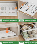Step-by-step installation for Super Slick Slide Out Cabinet Organizer Baskets For Kitchen Pantry And Under Sink Storage Extra Deep Twenty One Inch Expandable Four Pack Total Kitchen Lifesaver Storage.