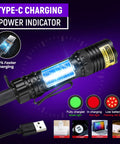 Pocket Sized Tiny But Mighty 395 Nm UV Flashlight USB C Rechargeable Black Light Mini Handheld Ultraviolet Flashlight charging