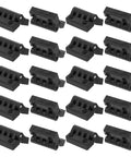 Black Plastic Cabinet Door Hinges 1.57 Inch Screw Mount Lift Off Enclosure Hinges For Control Panels And Distribution Boxes