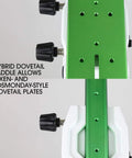 Hybrid dovetail saddle on German Equatorial Telescope Mount With Fully Computerized GoTo, Belt Driven Stepper Motors, Whisper Quiet Slew