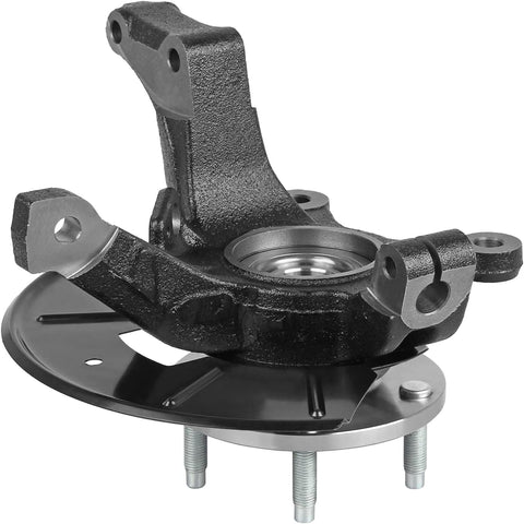 Left Front Complete Wheel Hub Bearing Steering Knuckle Assembly Fits Ford Escape Mercury Mariner And Mazda Tribute 2005 2012 2005 2011 2008 2011 Includes Steering Knuckle Hub Bearing Backing Plate And Axle Nut OEM 69 Drop In Ready To Roll