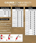 Caliber compatibility and safety guide for AR500 Steel Shooting Target Stand With Three Eighths Inch Silhouette Plate