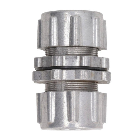 Aluminum Alloy Pulse Valve Quick Connect Adapter For Industrial Dust Collection, 1 inch pipe connector showing threaded ends.