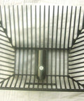 Top view of Junior Tine Pitch Fork With 13 Inch Angled Basket Durable Polycarbonate Sifter Fork Featuring 22 Close Spaced Tines