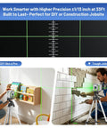 Green Laser Level With 55 Inch Tripod, Self Leveling 150 Ft Range, Pulse Mode Up To 200 Ft, Cross Line Tool For Picture Hanging, Tile, DIY And Construction, Rechargeable, Hard Case on tripod