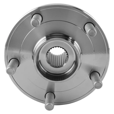 Front view of Front Wheel Bearing And Hub Assembly Set Of 2 For Toyota Camry 2004-2017 2.5L 3.0L 3.5L V6 TopNotch Replacement