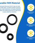Harley Davidson Fuel Line Quick Disconnect O Ring Kit With Leak Proof Seals Two Sets Of Six O Rings Fits 1999 And Newer Motorcycles