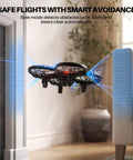 Kid Friendly Indoor Drone With Obstacle Avoidance And 20 Minute Flight Time With Two Batteries Included One Key 360 Degree Flips