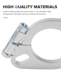 3 Inch Exhaust Flange Repair Kit 2 Pack Split Flange With Nuts and Bolts Galvanized Carbon Steel close-up showing durable flange construction.