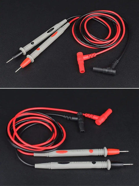 Beefy Heavy Duty Multimeter Test Leads With Banana Plugs 1000V 20A 2 Pack Copper Core Wires With 42 Copper Strands Silicone Insulated