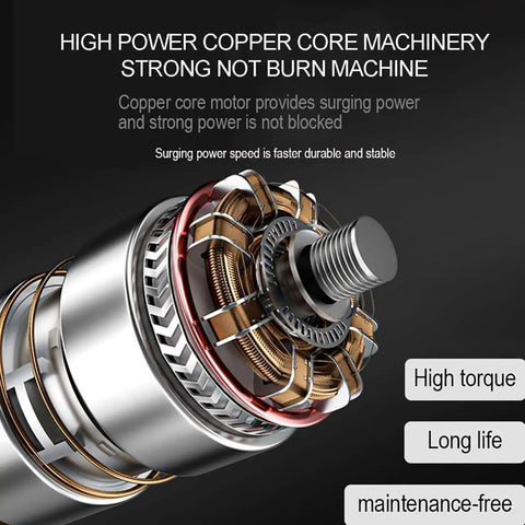 Copper core motor inside Heavy Duty Cordless Electric Shears For Metal Sheet Cutting And Leather Trimming With 800W Brushless Motor.