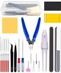 Gundam Hobby Modeling Tool Kit 28Pcs For Builders And Hobbyists Pro Grade Modeling Tools with pliers, files, screwdrivers, and case.