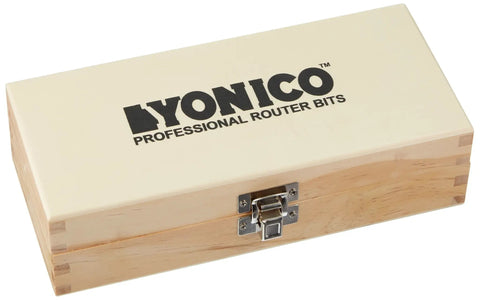 Wooden case for Raised Panel Cabinet Door Rail And Stile Router Bit Set With Ogee Profile Three Bit Kit One Half Inch Shank Table Mount Router