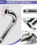 Exhaust header in 30mm Carburetor With Exhaust Header Stage 1 Kit Replacement For Predator 420cc 301cc and GX-series engines