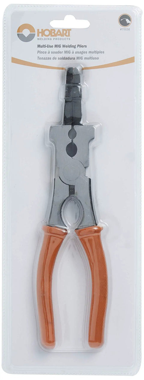 Heavy Duty Mig Welding Pliers With Spring Loaded Handle And Rugged Comfort Grips Built Like A Tank To Crush Rough Job Sites in packaging